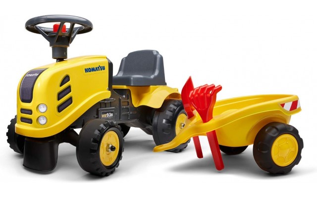 Трактор-каталка Falk Komatsu с прицепом и аксессуарами (286C)