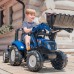 Трактор на педалях Falk 3090M New Holland T8 з ковшем і причіпом title=
