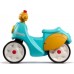 Біговел Falk Ride Scooter Strada Retro, жовто-блакитний (800S) title=