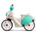 Біговел Falk Ride Scooter Strada Retro, біло-блакитний (801S) title=