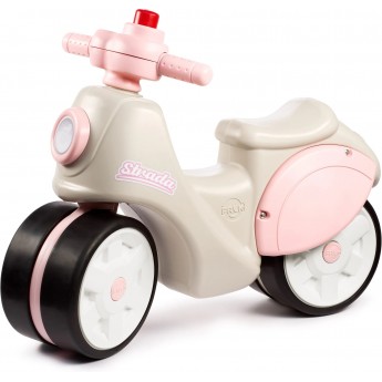 Беговел Falk Ride Scooter Strada Retro, бело-розовый (802S)