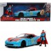 Металева машинка Jada Marvel Chevrolet Corvette з фігуркою Доктора Стренджа 1:24 (253225024) title=