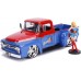 Машинка металлическая Jada Супердевушка Форд F-100 1956 с фигуркой, 1:24 (253255008) title=