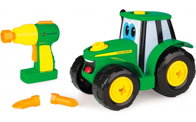 Іграшка-конструктор John Deere Kids Збери трактор, з шуруповертом (46655)