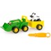 Набір-конструктор John Deere Kids Трактор з причепом та викруткою (47209) title=