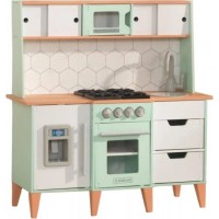 Детская деревянная кухня KidKraft Mid-Century Modern с системой легкого складывания EZ Kraft Assembly (53432)