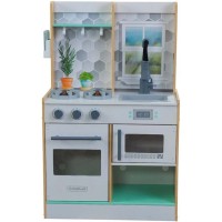 Детская деревянная игровая кухня KidKraft Let's Cook компактная, с техникой (53433)