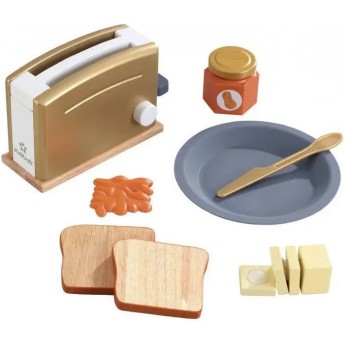 Дитячий дерев'яний тостер KidKraft Modern Metallics (53536)