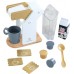 Дитяча дерев'яна кавоварка KidKraft Modern Metallics з аксесуарами (53538) title=