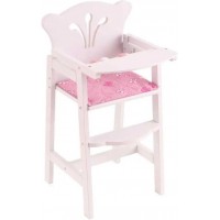 Кукольный стульчик KidKraft Lil Doll из дерева с мягкой подушечкой и съемным столиком (61101)