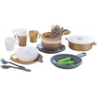 Набір дитячого посуду KidKraft Modern Metallics 27 предметів (63532)