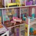Дерев'яний ляльковий будиночок великий KidKraft Kensington Country Estate 3 поверхи, гараж ліфт меблі (65242) title=