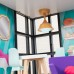 Великий дерев'яний ляльковий будиночок KidKraft Bianca City Life Mansion 4 поверхи, 6 ігрових зон, меблі (65989) title=