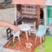 Великий дерев'яний ляльковий будиночок KidKraft Bianca City Life Mansion 4 поверхи, 6 ігрових зон, меблі (65989) title=