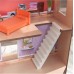 Кукольный домик деревянный KidKraft Hazel City Life Mansion 2 этажа, мебель, дворик на крыше (65990) title=