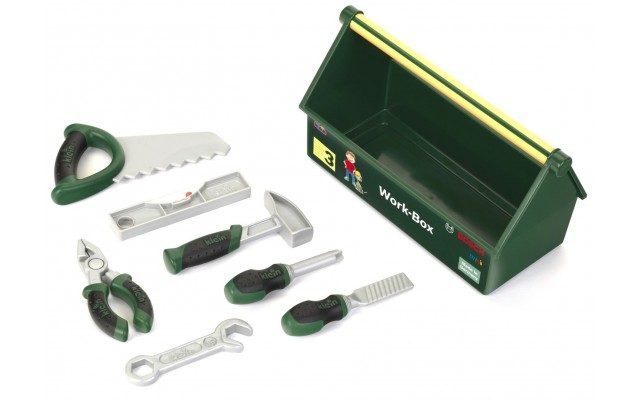Набор Klein Bosch mini Ящик с инструментами Work Box, 7 эл. (8573)