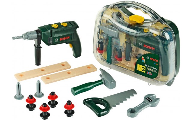 Игровой набор Klein Bosch mini Чемодан с инструментами, 12 эл. (8416)