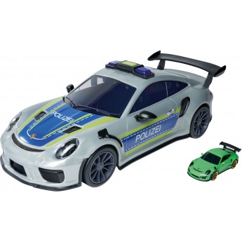 Игровой набор Majorette Porsche Police для хранения машинок, звук и свет (2058199)