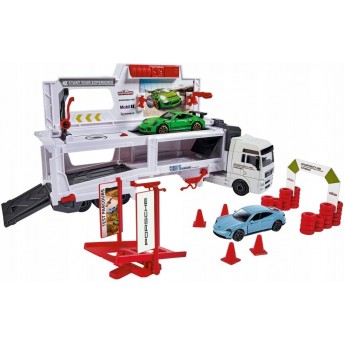 Игровой набор Majorette Трейлер MAN TGX перевозчик Порше (2053304)