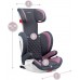 Автокресло MoMi QUICK FIX 15-36кг Серо-розовое (FOSA00005) title=
