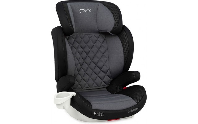 Автокресло MoMi QUICK FIX 15-36кг Чёрное (FOSA00006)