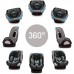Автокресло MoMi Tordi 0-36 кг turquoise Чёрно-бирюзовое (FOSA00019) title=