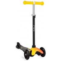Самокат триколісний MoMi WEENDY Orange rocket Помаранчевий складний з підсвічуванням коліс (HULA00004)