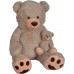 Мягкая игрушка Nicotoy Медвежонок с малышом 100 см (5810185) title=