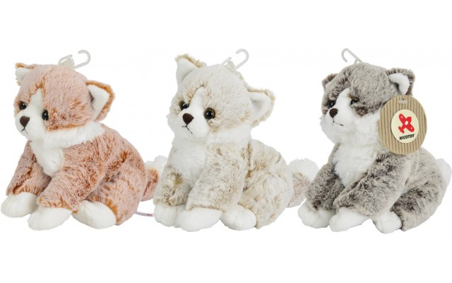 М'яка іграшка Nicotoy Пухнасте кошеня 25 см, 3 види (5834562)