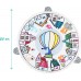 Детский развивающий коврик QKIDS CITY с подвесными игрушками (MAED00004) title=