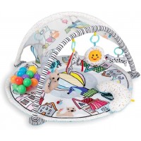 Дитячий розвиваючий килимок QKIDS CITY з підвісними іграшками (MAED00004)
