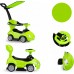 Машинка-каталка QKIDS LOLO 2в1 Зелена з козирком та звуковими ефектами (QKIDS00007) title=
