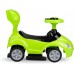 Машинка-каталка QKIDS LOLO 2в1 Зелена з козирком та звуковими ефектами (QKIDS00007) title=
