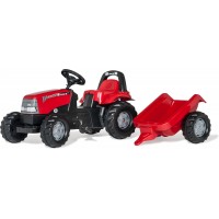 Дитячий трактор на педалях Rolly Toys rollyKid Case 1170 CVX з причепом (012411)