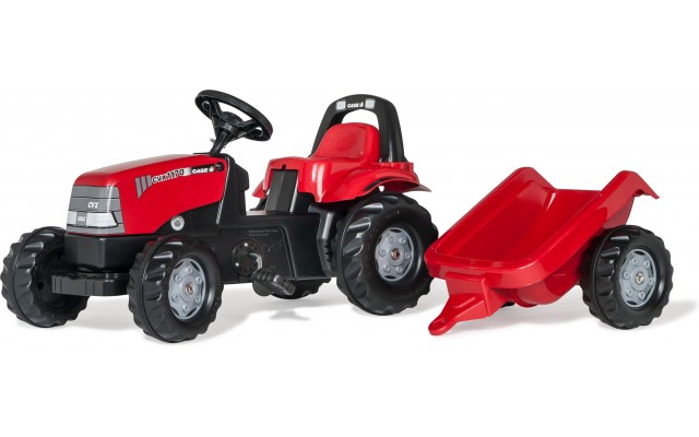 Дитячий трактор на педалях Rolly Toys rollyKid Case 1170 CVX з причепом (012411)