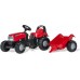 Дитячий трактор на педалях Rolly Toys rollyKid Case 1170 CVX з причепом (012411) title=