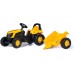 Дитячий трактор на педалях Rolly Toys rollyKid JCB з причепом (012619) title=
