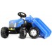 Детский трактор на педалях Rolly Toys rollyKid New Holland с прицепом (013074) title=