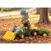 Детский трактор на педалях Rolly Toys rollyKid John Deere с прицепом и погрузчиком (023110) title=
