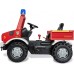 Дитячий автомобіль на педалях Rolly Toys Пожежна служба rollyUnimog Service з мигалками (038220) title=