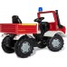 Дитячий автомобіль на педалях Rolly Toys Пожежна служба rollyUnimog Service з мигалками (038220) title=