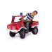Дитячий автомобіль на педалях Rolly Toys Пожежна служба rollyUnimog Service з мигалками (038220) title=