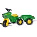 Велосипед триколісний Rolly Toys rollyTrac John Deere з причепом (052769) title=