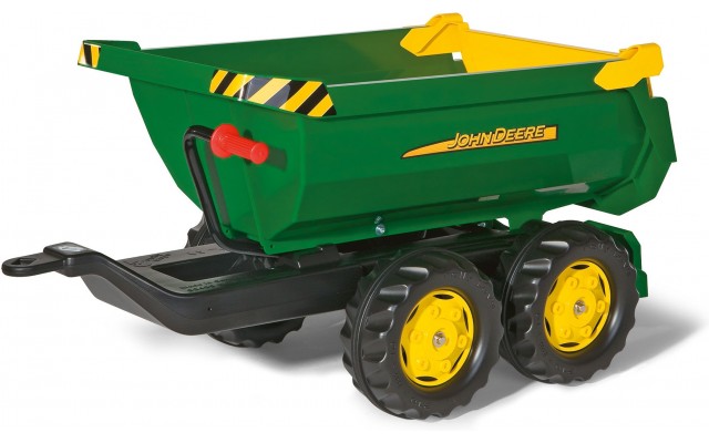 Прицеп Rolly Toys rollyHalfpipe John Deere для трактора на педалях (122165)
