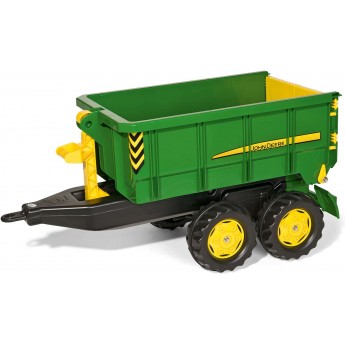 Причіп-контейнеровоз Rolly Toys rollyContainer John Deere для трактора на педалях (125098)