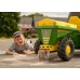 Прицеп-разбрасыватель песка rollyStreumax John Deere для трактора на педалях Rolly Toys (125111) title=