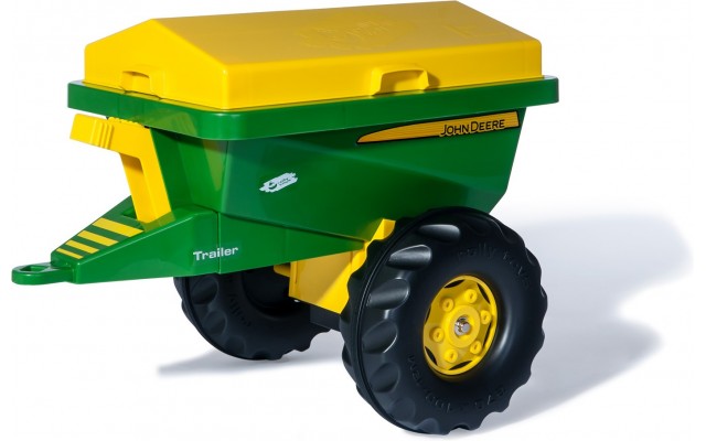 Прицеп-разбрасыватель песка rollyStreumax John Deere для трактора на педалях Rolly Toys (125111)