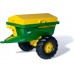 Прицеп-разбрасыватель песка rollyStreumax John Deere для трактора на педалях Rolly Toys (125111) title=