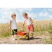 Дитяча садова тачка Rolly Toys з металевим кузовом, червоно-жовта (270804) title=