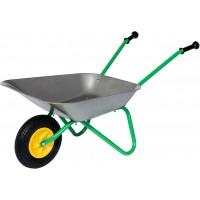 Детская тачка садовая Rolly Toys с металическим кузовом и надувными колесами (271757)